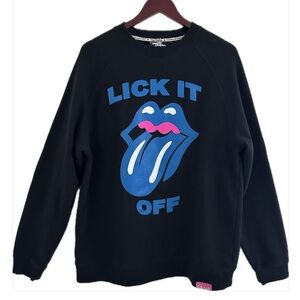 Pink Dolphin | Lick it Off | Rolling Stones Pullover XL